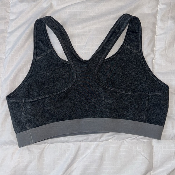 Nike Sports Bra - Dark Gray - Size Large - Picture 2 of 3